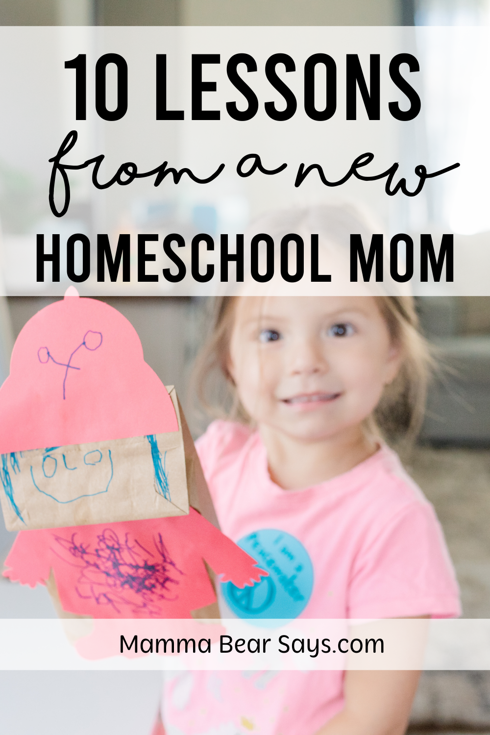 homeschool mom teaching